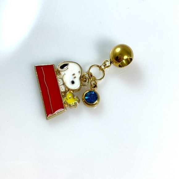 Snoopy & Woodstock with Birthstone Dangle Charm - CUSTOMIZABLE - Picture 7 of 10